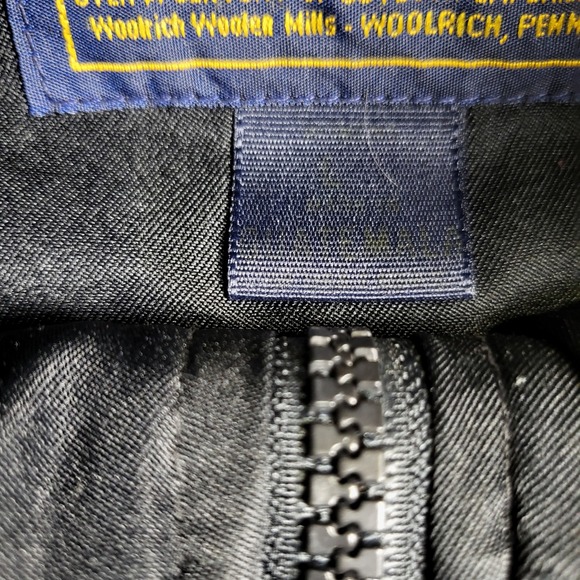 WOOLRICH Full Zip Wool Blend Jacket Charcoal Gray Women's Large Outdoor Size M - Picture 8 of 12